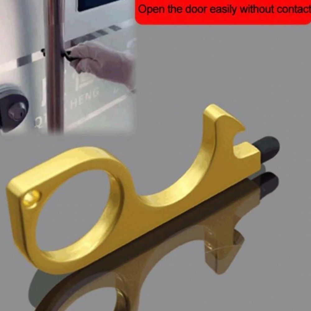 do not touch door keychain